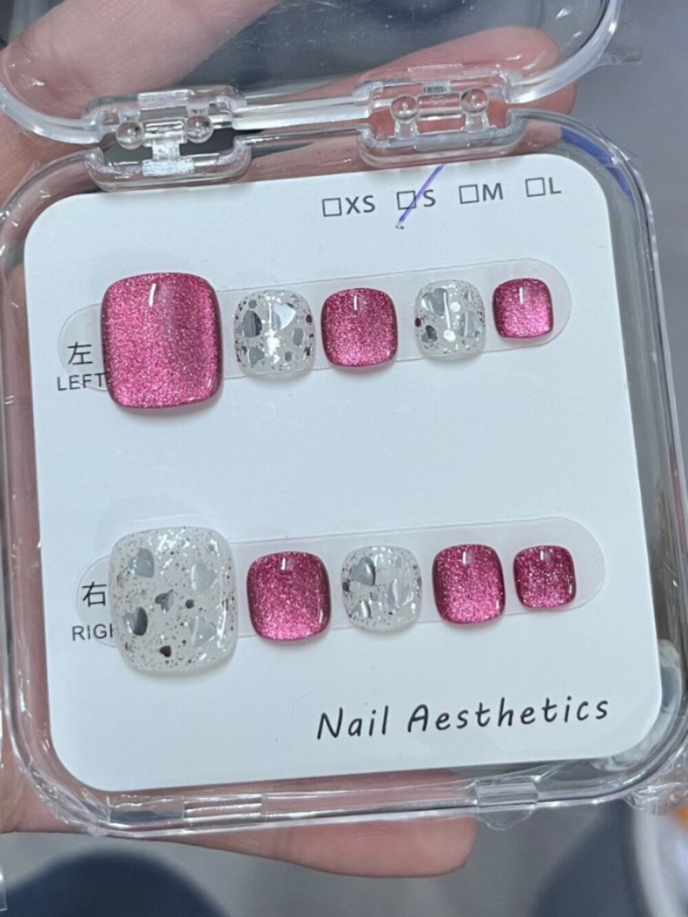 Customizable handmade press-on nails reusable